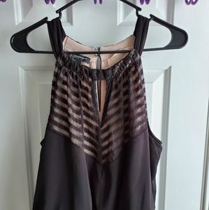 Long halter black dress